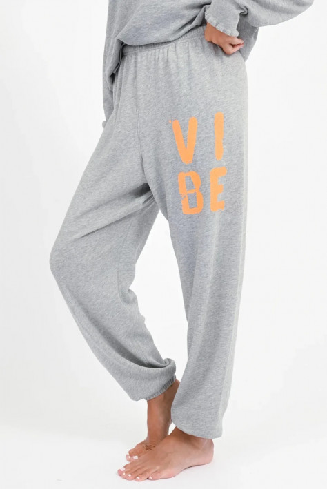 Love Joy Victory Sweatpants Wildwood - grey melange