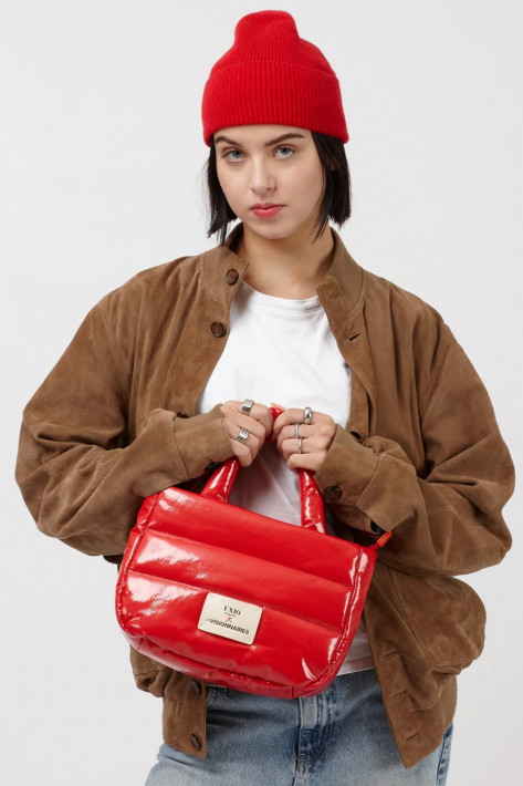 Unio Tasche Cortina S Lacquer - red