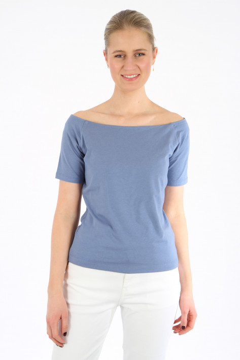 Oui T-Shirt Carmen - ocean blue