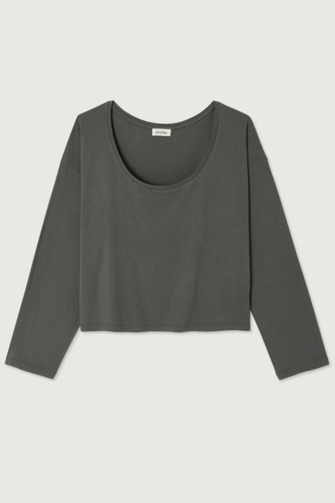 American Vintage Longsleeve STUTOWN - vintage carbon