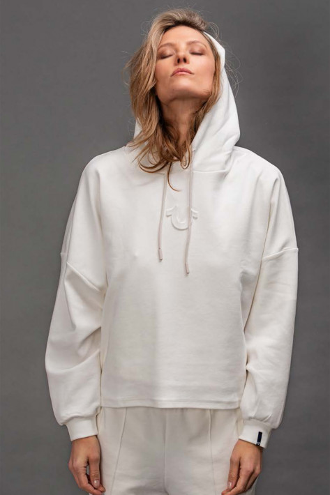 True Religion Hoodie - off white