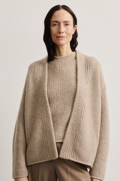 FFC Fashion offener Cardigan Virna - beige