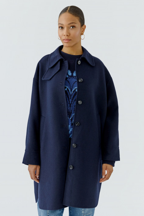 Oui Mantel - darkblue