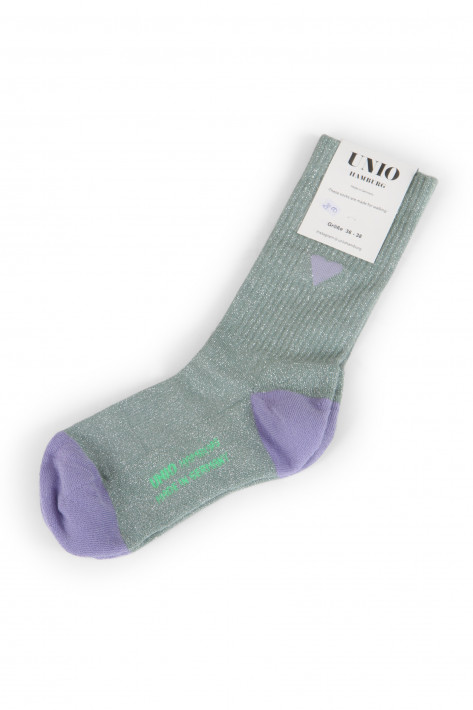 Unio Hamburg Socken Love - green/purple