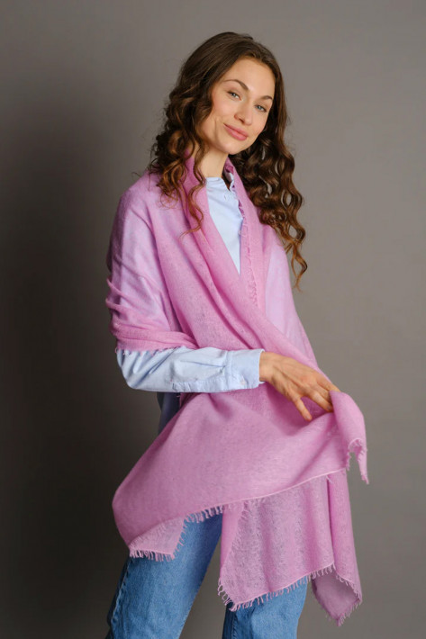 Bakaree Cashmere-Schal - pastel lavender