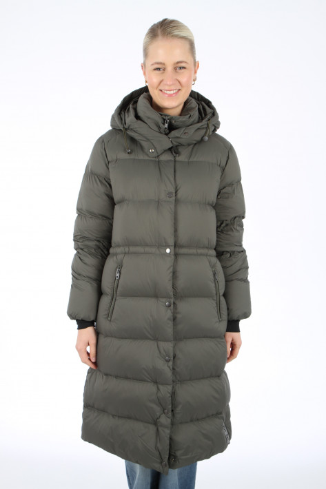 IQ Studio Puffer Daunenmantel - dark olive