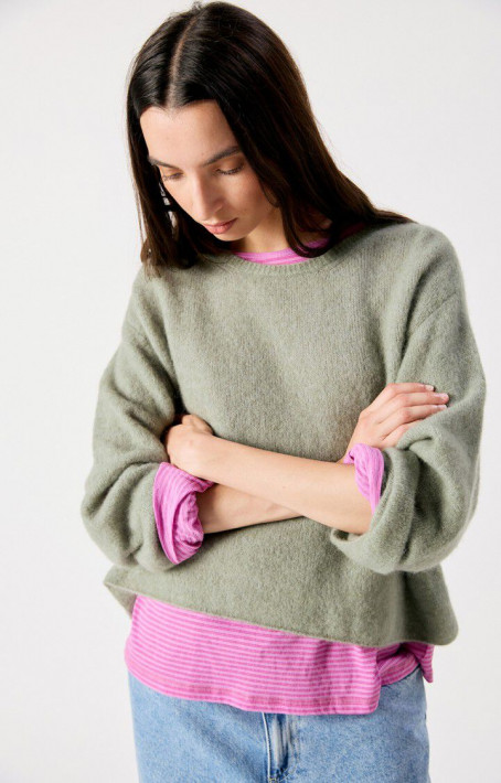 American Vintage Pullover - khaki mel.
