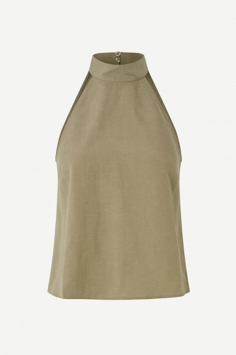 Samsoe & Samsoe Blusentop SARHEOS - overland trek / green