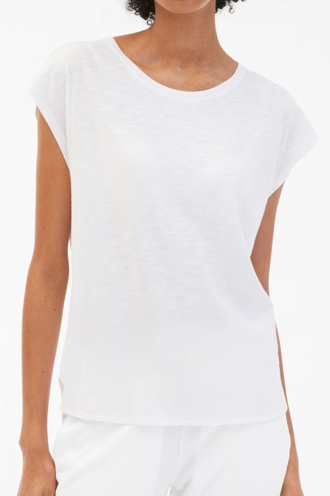 Juvia Slub Shirt Lissy- white