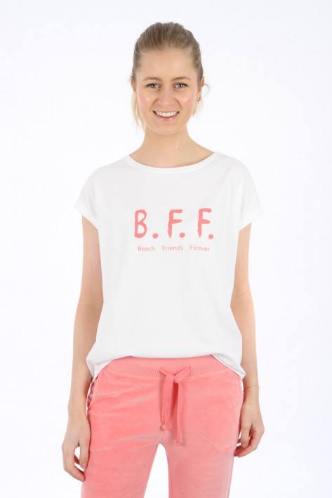 Juvia Shirt B.F.F: - white
