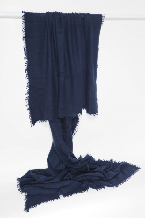 ROMY Cashmere Schal TIBET - outer space (navy)