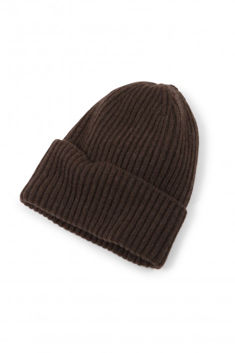 Cashimar Cashmere Mütze ROMA - brown