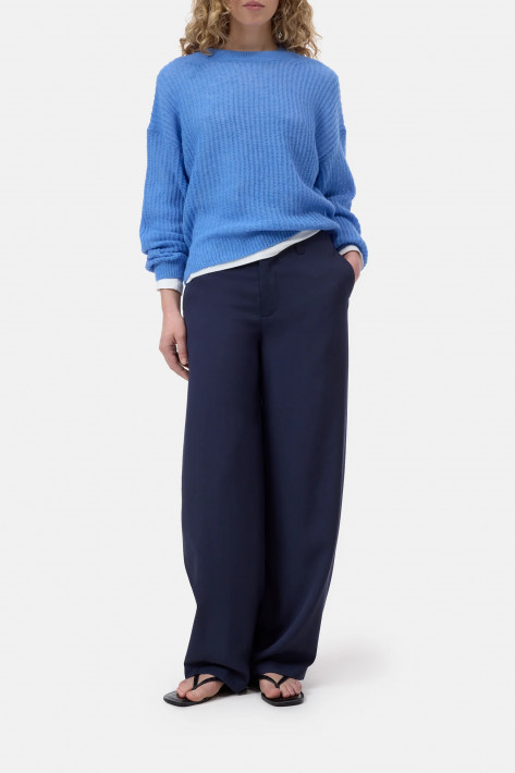 Closed Strickpullover - moonleaf blue
