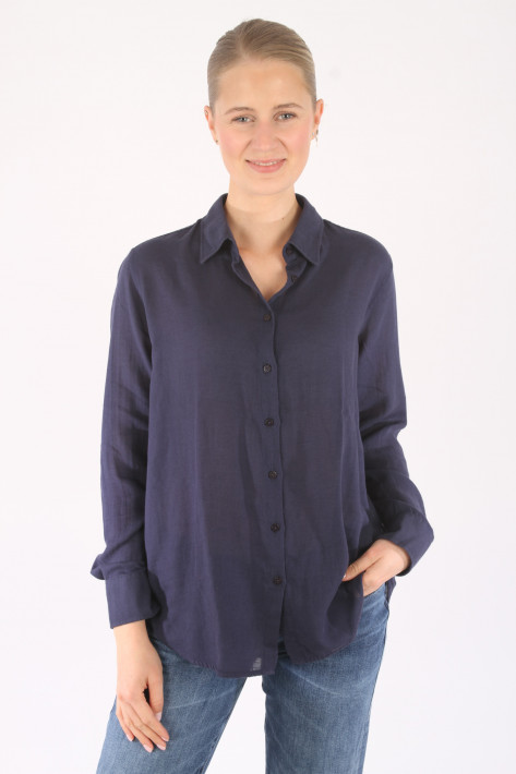 0039 Italy Bluse Mira - dark blue