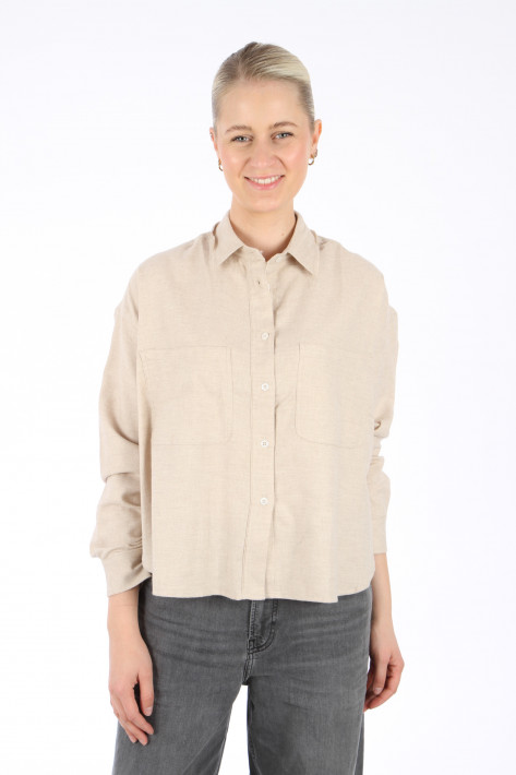Rossana Diva Flanell Bluse - beige