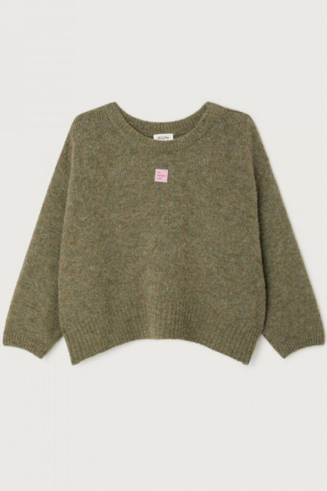 American Vintage Pulli East - green mel