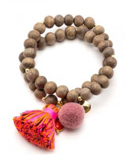 Schmückstück Armband Mala Twin - greywood