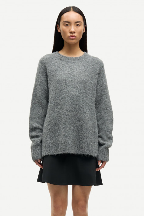 Samsoe & Samsoe Pullover Sajeanne - iron gate