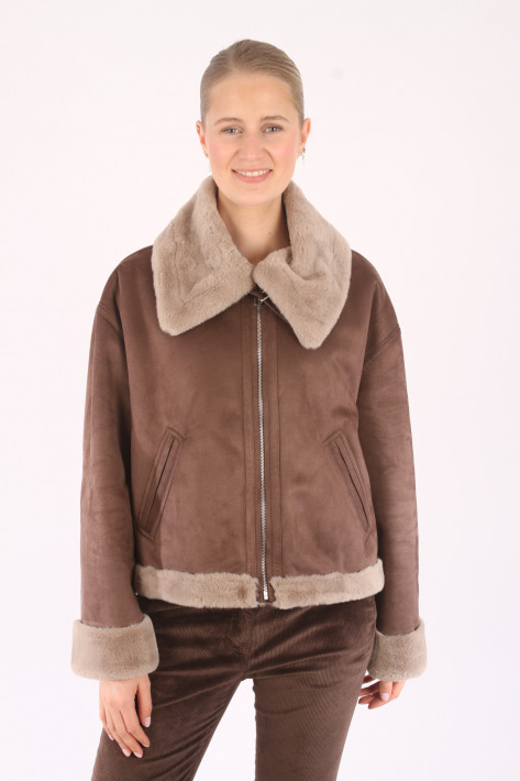Helmur Fake-Lederjacke NIZZA - cacao
