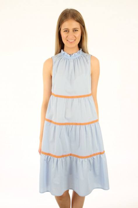 Risy & Jerfs Kleid Burgos - hellblau