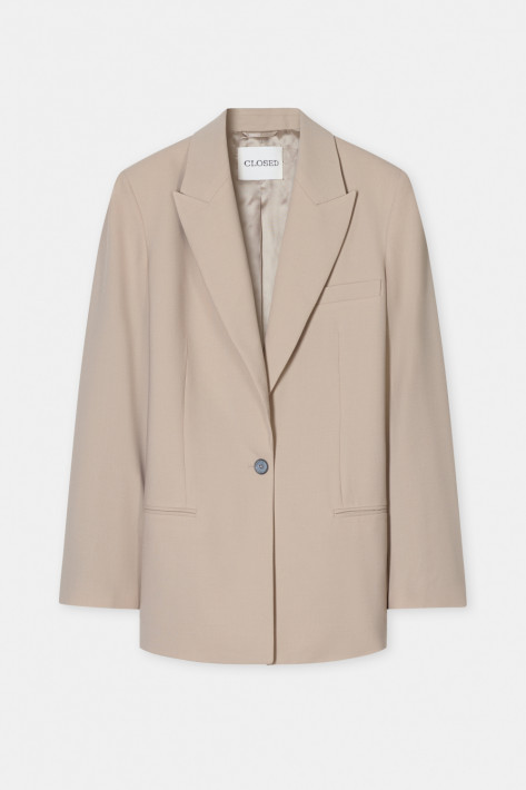 Closed Comptemporary Blazer - clay beige