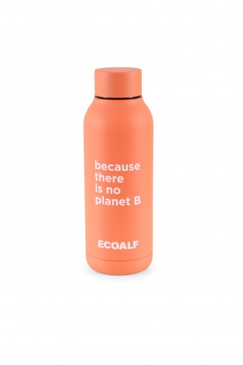 Ecoalf Edelstahlflasche Bronson - coral fluor