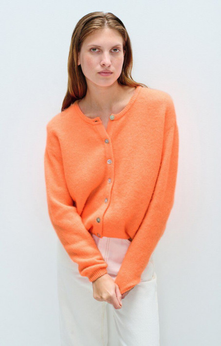 American Vintage Cardigan Vitow - orange