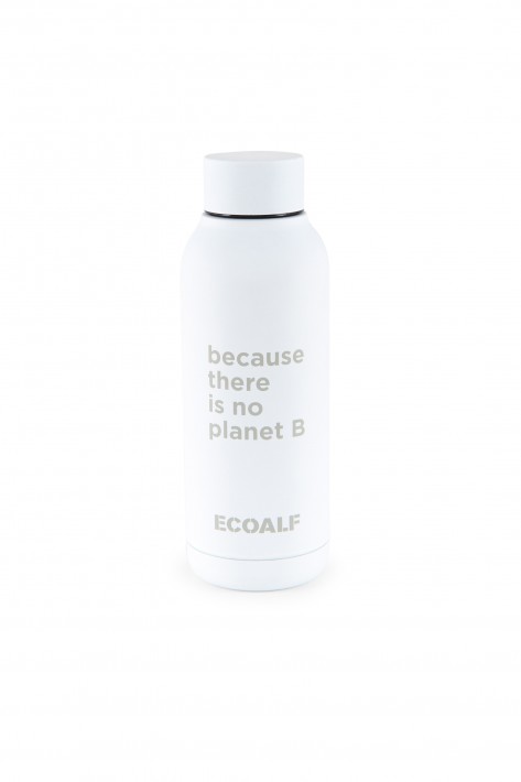 Ecoalf Edelstahlflasche Bronson - white