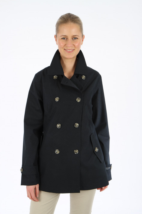 Ilse Jacobsen Rain Peacoat - dark indigo