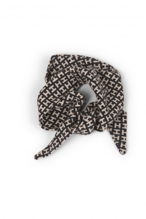 Hemisphere RADECOLLAR1 Cashmere-Dreieckstuch 'H' - navy