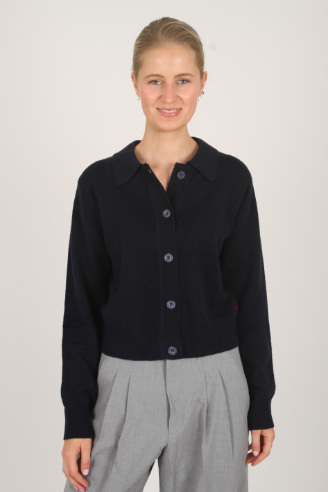 True Religion MC Polo-Cardigan - midnight navy