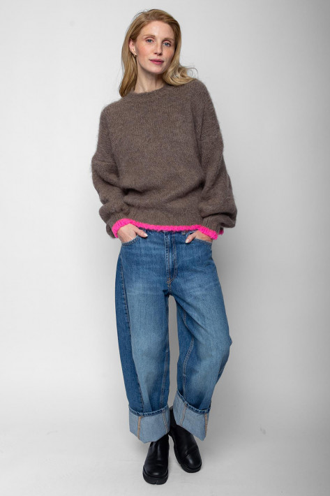 Emily van den Bergh Pullover - taupe/pink