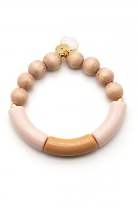 Schmückstück Armband A21 Mix Almond - beige