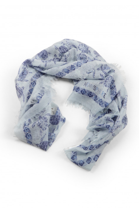 Hemisphere Cashmere-Tuch Ohurtlesnicki-F - blue