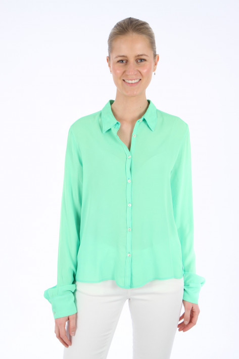 0039 Italy Bluse Sia - neon green