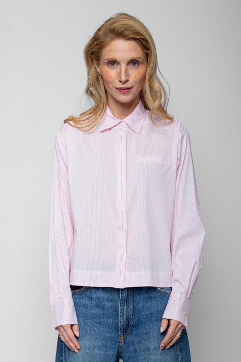 Emily van den Bergh Bluse - rose white stripe
