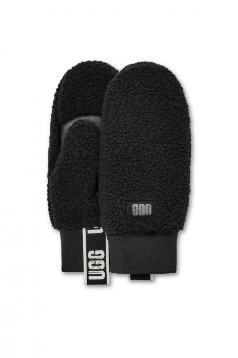 UGG Australia Fäustling Mitten with Logo-Tape - black