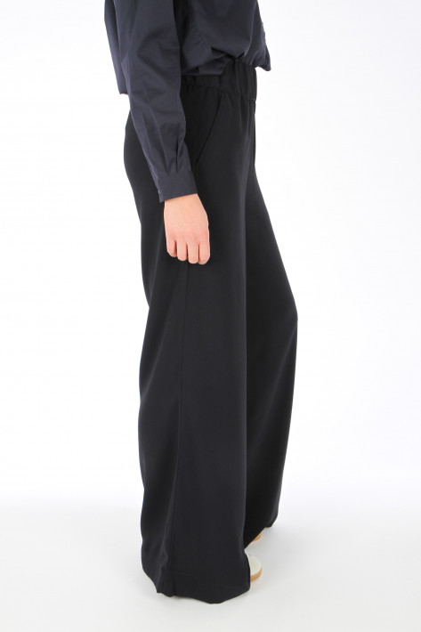 0039 Italy Tamina crepe pant-dunkelblau