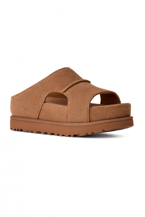 UGG Australia Goldenstar Cutout Slide - chestnut