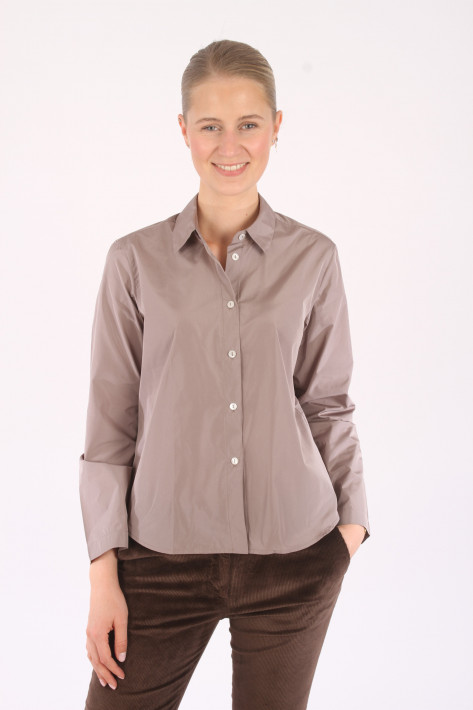 Rossana Diva Bluse glänzend - taupe