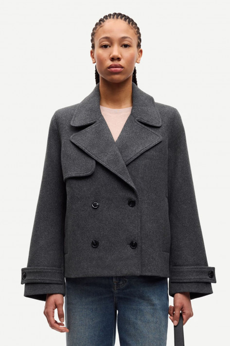 Samsoe & Samsoe Jacke Samarta - dark grey mel.
