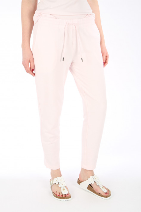 Juvia Fleece Pants slim fit Stina - pastel pink