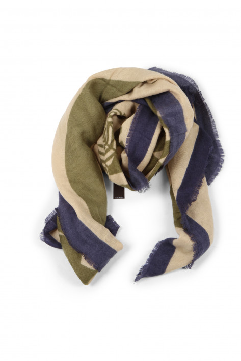 Codello Printed Square - beige/green/blue