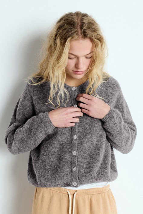 American Vintage Cardigan Vito - steel melange