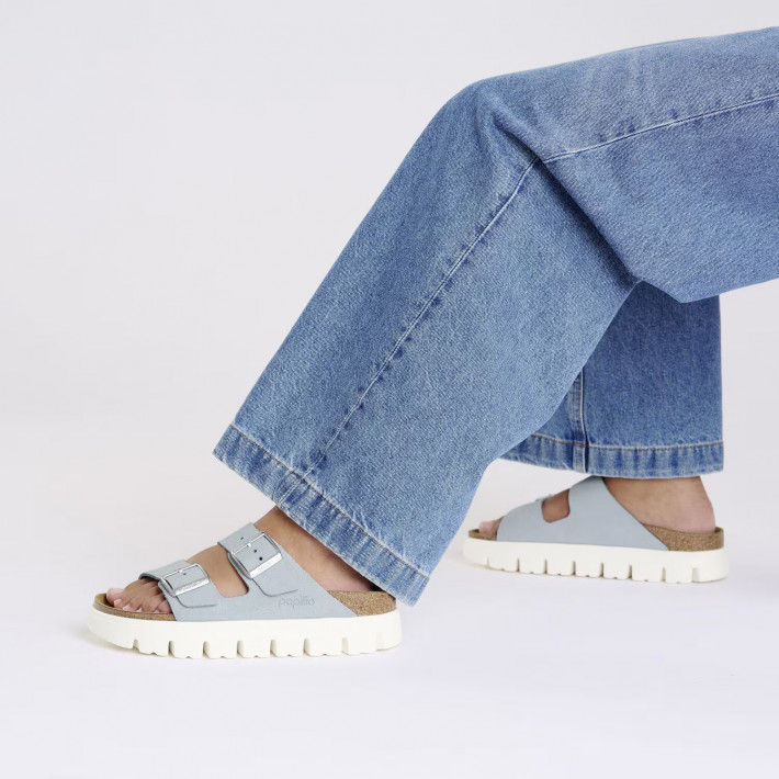 Birkenstock Papillo Arizona Pap Chunky - baby blue