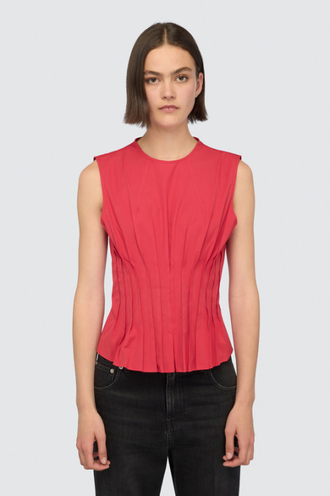 Semicouture Blusentop - red