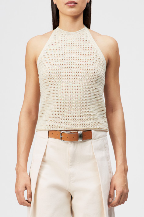 Drykorn Stricktop AKWY - offwhite