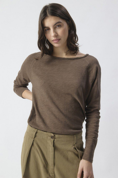 American Vintage Longsleeve SONOMA - brown