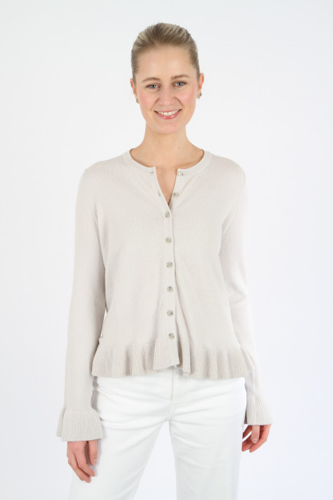 Allude Strickjacke - light taupe