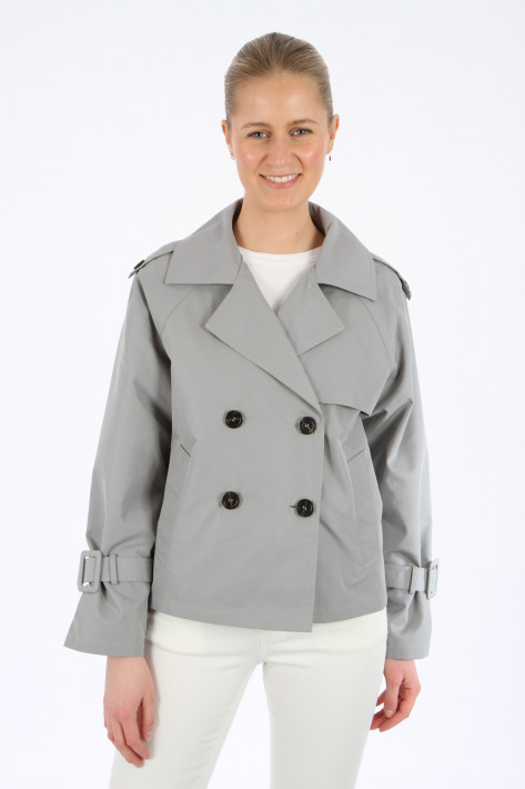 Oakwood Kurztrench MARGOT - grey